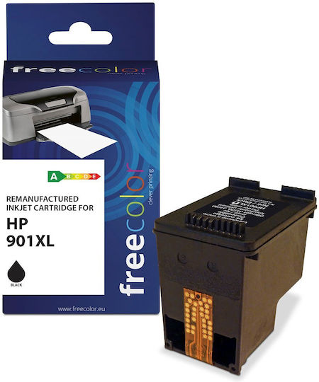 Freecolor Compatible Inkjet Printer Ink HP 901XL 700 Pages Black 1pcs