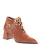 Stiefeletten Damen Tabac Braun