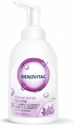 Foam Liquid Soap Pure&Soft Gerovital 300 ml