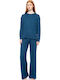 Pink Label Winter Damen Pyjama-Set Mint