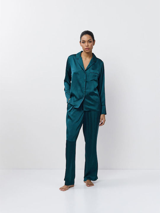 Aruelle Winter Women's Pyjama Set Green