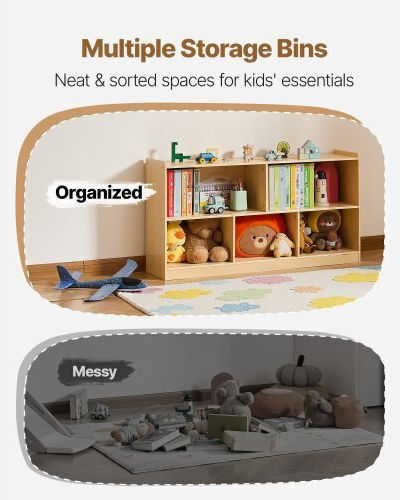 Kids Wooden Cabinet Brown