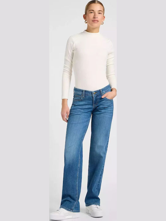 Lee Low Waist Women's Jean Trousers Blue