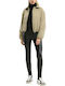 Damen Stoff Hose in Enger Passform Black
