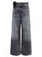 Wide Blugi de damă cu croială largă Med Grey Denim