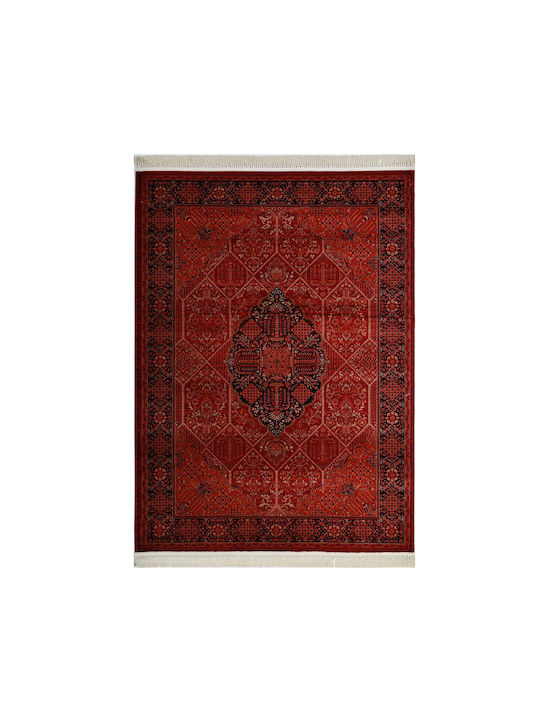 Royal Carpet Afgan 316a Χειροποίητο με Κρόσια 100x160cm D.red Black