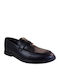 Leather Women's Moccasins in Black Color