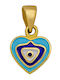 Savvas Design Gold Heart Charm 14K