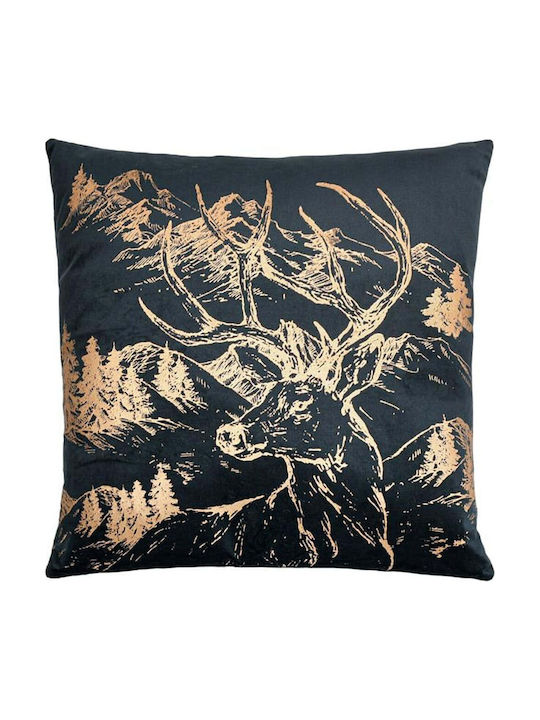 Fylliana Christmas Decorative Pillow Square Blue 45x45cm