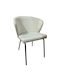 Jacaranda Dining Room Fabric Chair Beige/black 56x56x76cm