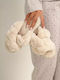 Closed Women's Slippers Beige