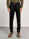 Oliver Trousers in Straight Line Black