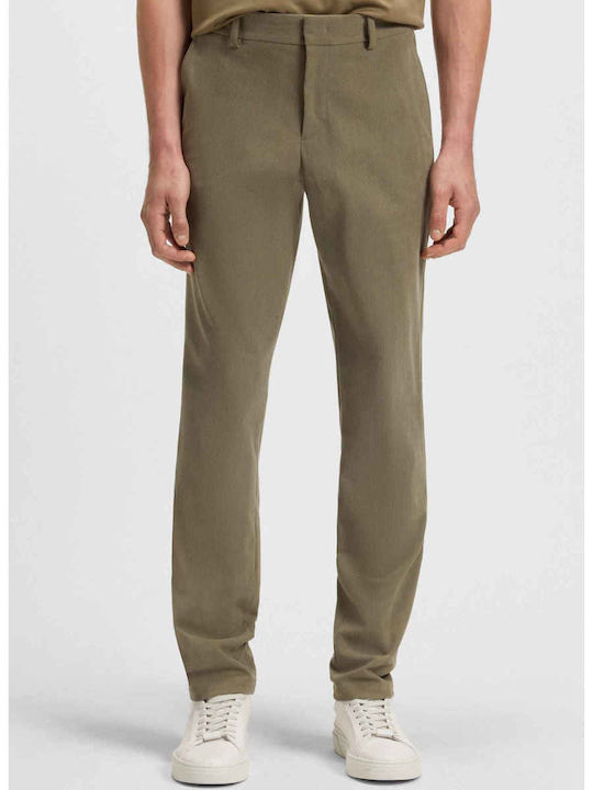 P-genius Trousers in Relaxed Fit Olive