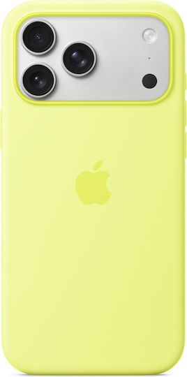 Apple Silicone Case with MagSafe Back Cover Silicon Neon Yellow (iPhone 17 Pro Max)