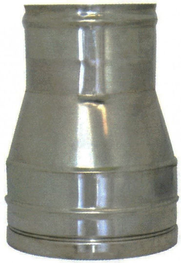 Inox Reducer Φ180 Female Φ150 Male Flue