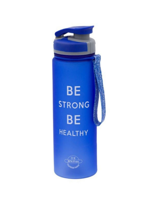 Wasserflasche Kunststoff 700ml Blau