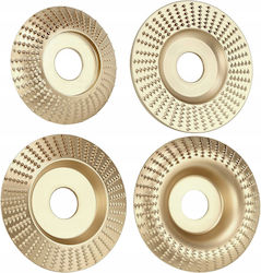 4x 100mm 22.2mm Holz Schleifscheiben Fräser Schleiffräser