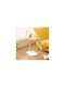 Oval Side Table Metal White L30xW20xH60cm.