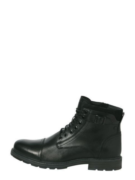 Jack & Jones Leder Schwarz Herrenstiefel