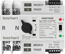 Sinotimer Смяна На Превключвател На Табло Рейка WiFi 230V 125A