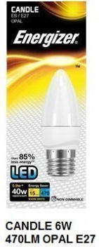 Energizer LED Bulb 5.9W for Socket E27 Warm White 470lm