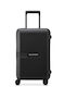Securitech by Delsey Βαλίτσα Ταξιδίου Καμπίνας Σκληρή Stone Black με 4 Ρόδες Ύψους 55εκ.