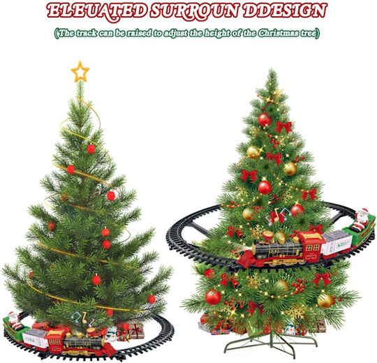 Illuminated Christmas Figure Train Length 47.2cm 49pcs Tree