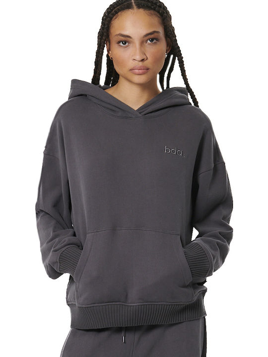 Women's Sweatshirt Hooded Gray
