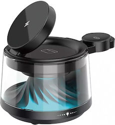 Wiwu 5in1 Flow Wireless Charging Speaker Station Bluetooth 25W Μαύρο Wiwu 5in1 Flow Wireless Charging Speaker Station Bluetooth 25W Μαύρο