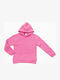 Kids Sweatshirt with Hood and Pockets Fuchsia
