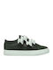 Old Skool V Παιδικά Sneakers με Σκρατς Χακί