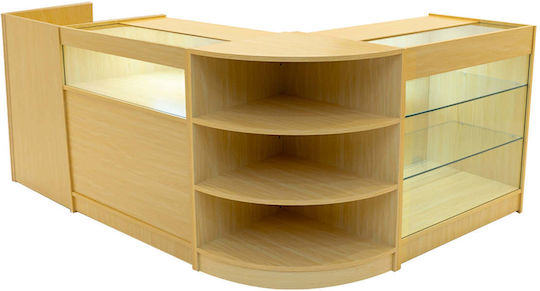 Hyperion Led Shop Counter Set K900 B900 Tb60 & Lm60 Maple