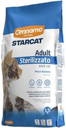 Cennamo Starcat Dry Food for Sterilized Cats with Fish / Herring 1.5kg