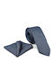 Legend Accessories Men's Tie Set Monochrome in Blue Color