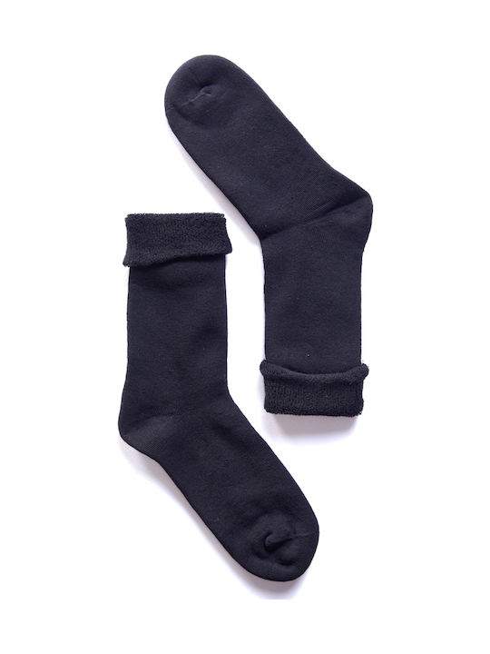 Women's Socks Me-we Terry Without Elastic Black