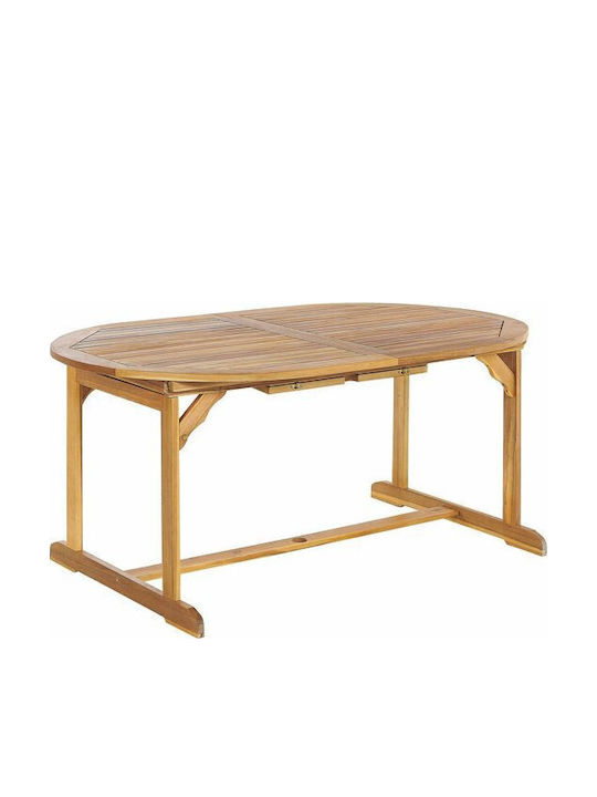 Garden & Terrace Table from Acacia Berwyn 1977 Light Wood Shade 100x74cm