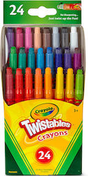 Crayola Twistable Wax Crayons Children 24 Colors