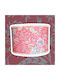 Red Hibiscus Ceiling Light Red with E27 Socket 35x25cm