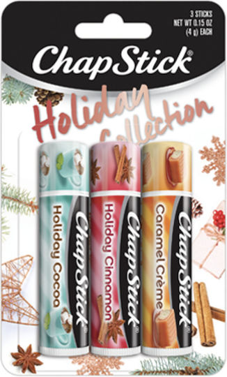 Chapstick Moisturizing Lip Balm Holiday Treats Set 3 Pieces