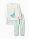 Zippy Kids' Pajamas White/Mint