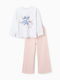 Zippy Kids' Pajamas White/Pink