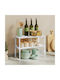 Songmics Shelf Rack Organization 2 Pieces White