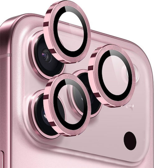 Protection Camera Protection Tempered Glass Pink for the iPhone 17 Pro, iPhone 17 Pro Max