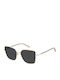 Polaroid Damen Sonnenbrille mit Gold Metall Gestell und Gray Linse PLD4193/G 2F7/M9