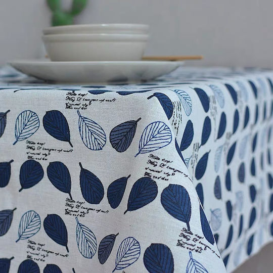 The Big Bazaar Tablecloth with Embroidery Linen 140x180cm The Big Bazaar Tablecloth with Embroidery Linen 140x180cm