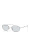 Ray Ban Unisex Sunglasses with Silver Metal Frame and Gray Lens RB3767 003/MF