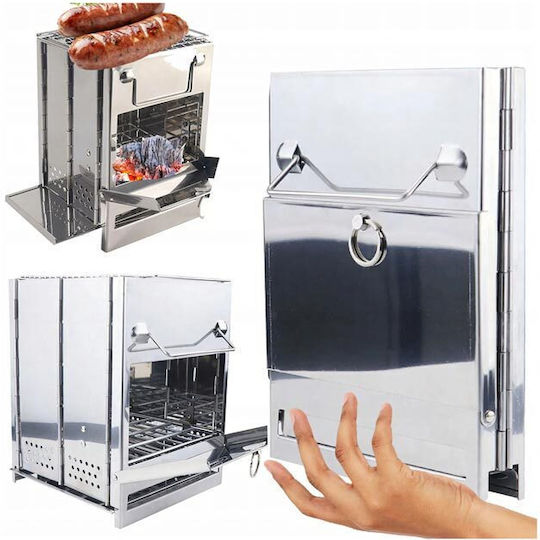 Rocket Wood Stove for Camping 21x14x14cm