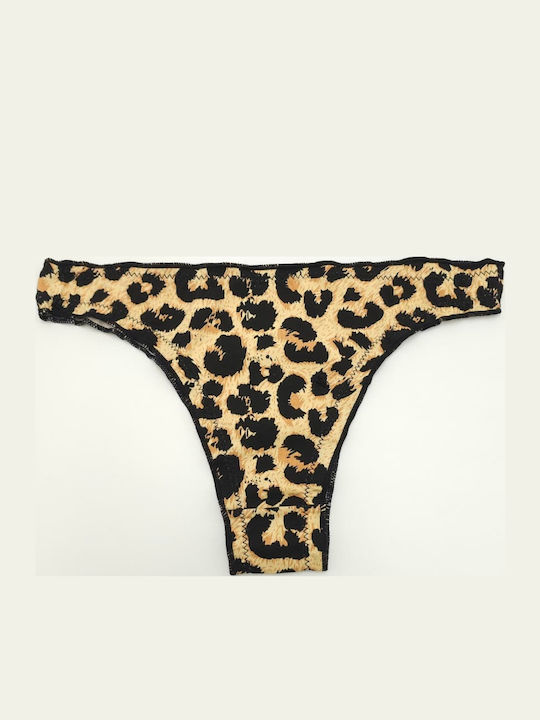 Topaki Cotton Women's Briefs Beige