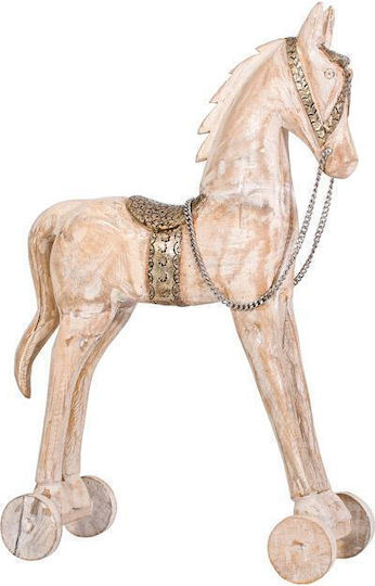 Fylliana Decorative Horse made of Wood Fl6562 38x13x60cm 1pcs