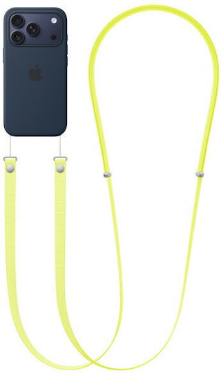 Apple Crossbody Strap Каишка за врата за мобилни телефони Neon Yellow